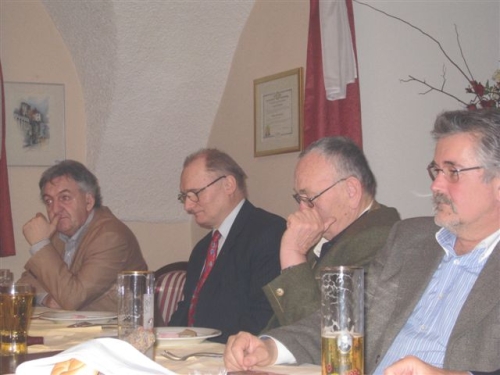 Franz Schrenk, Richard Fritze (RC Wien-Donau), Alfred Zauner, Max Baumann