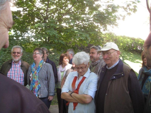 Günther u. Karin Schlott, Angelika Schmid, Josefa u. Alfred Zauner, dazwischen Martin Hrouza und links die Nase unseres Präsidenten