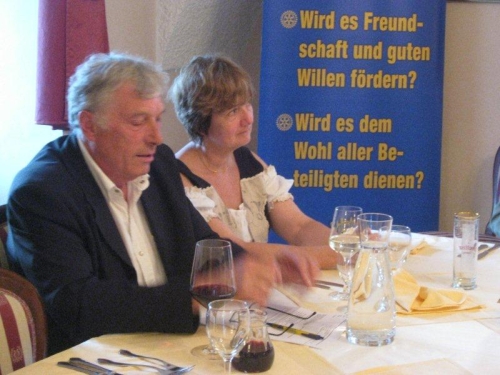 Alois Schwaiger und unser Gast, Frau Dr. Österreicher